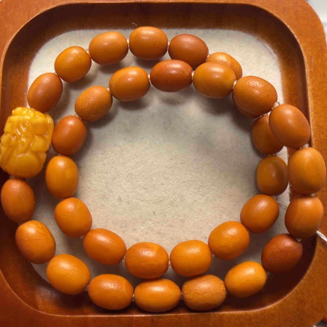 蜜蜡未镶嵌手串蜜蜡