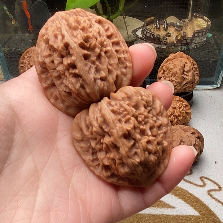 吊坠文玩核桃四座楼