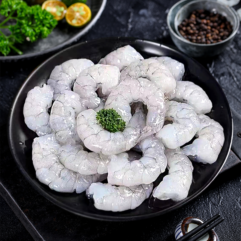 【精品大虾仁】新鲜海虾仁 每包500克 30-35只 开背去虾线 青虾白虾