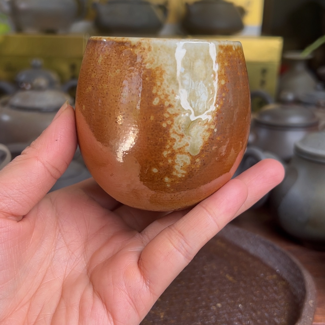 贵台龙窑柴烧茶壶A49