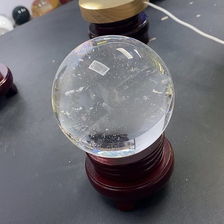 誉***推石材9厘米白水摆件