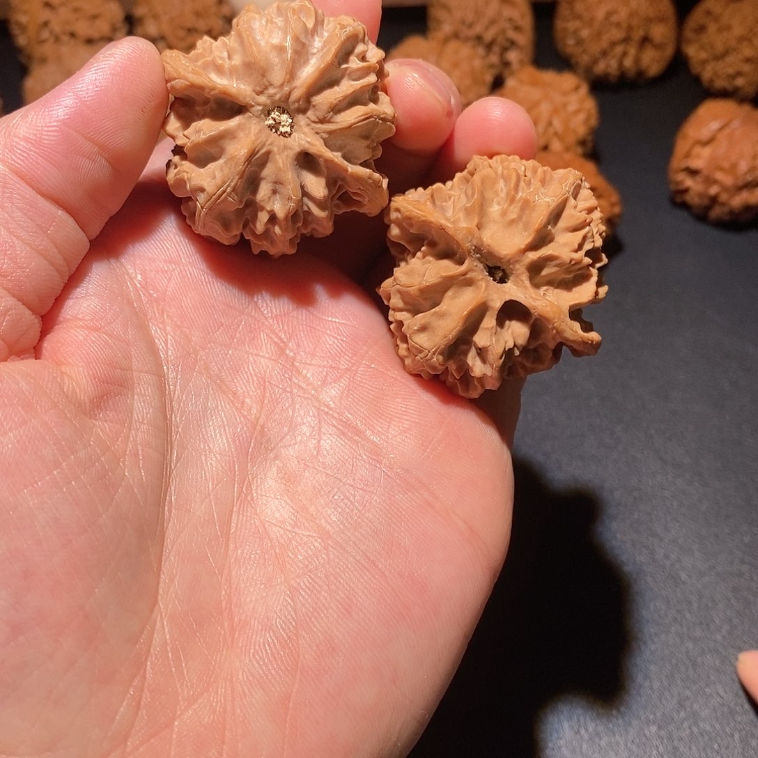 吊坠文玩核桃3号苹果园41尺打底