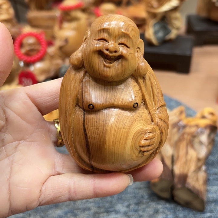 柏木太行崖柏手摆件