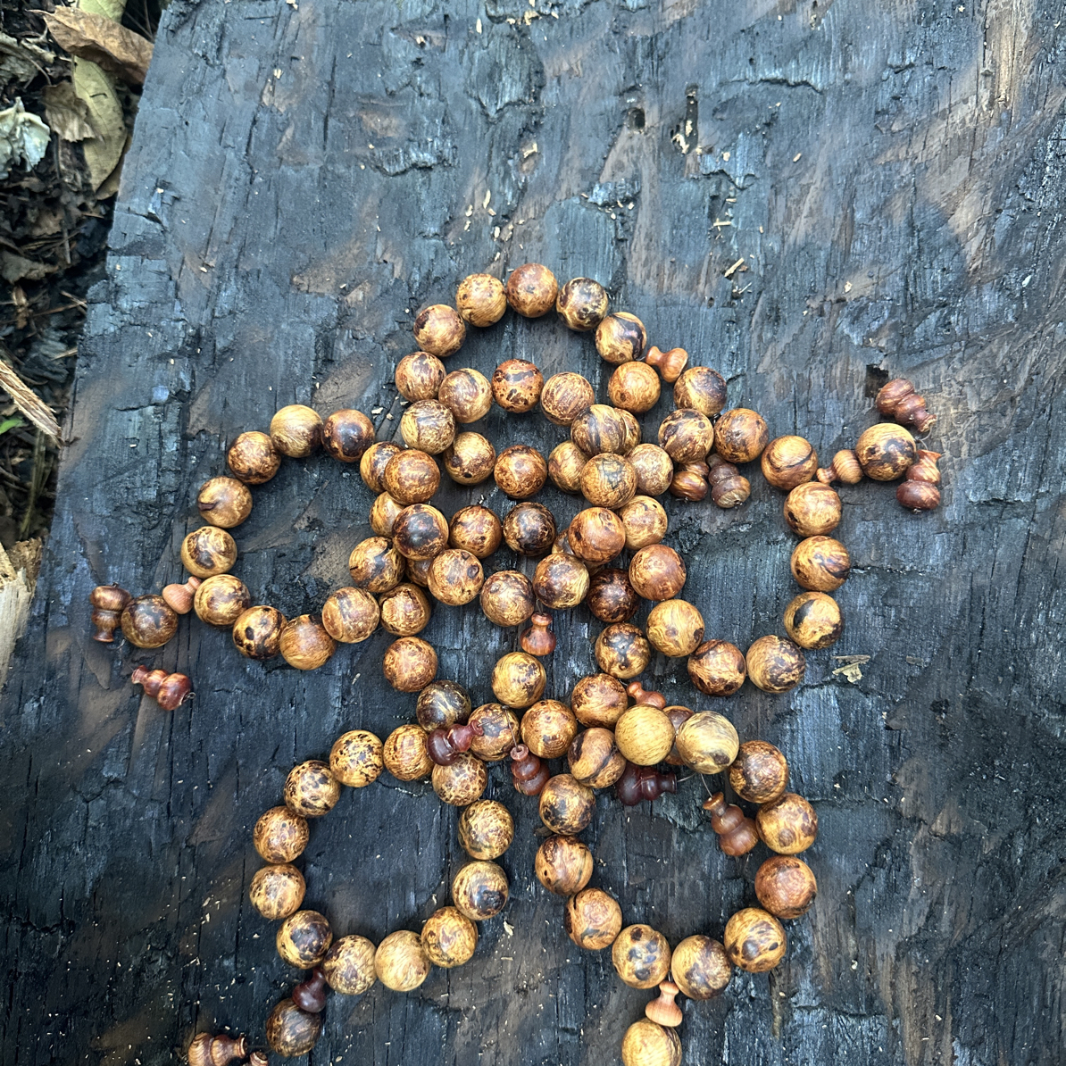 （顺丰包邮）支持溯源的雷击木手串（有雷疤坑介意勿拍）