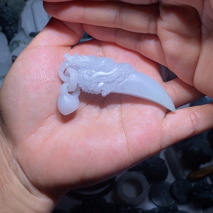 定制翡翠未镶嵌花*宜毛