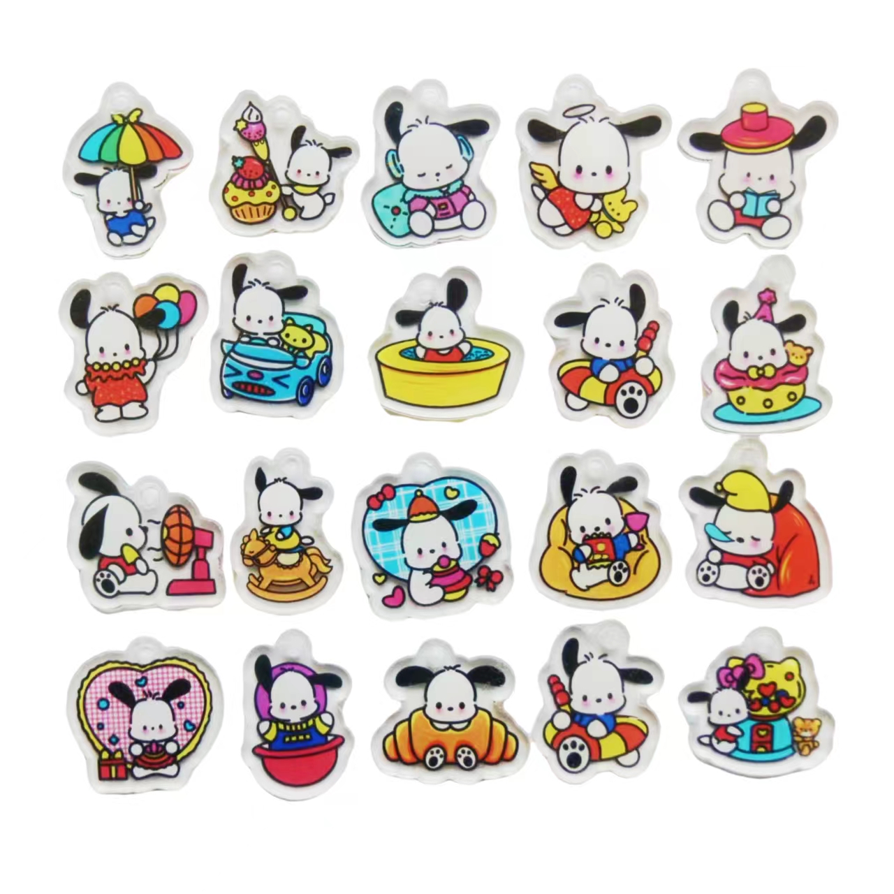 亚克力片diy配件（带编号备注下单）灯牌优先透明批发迷你立体