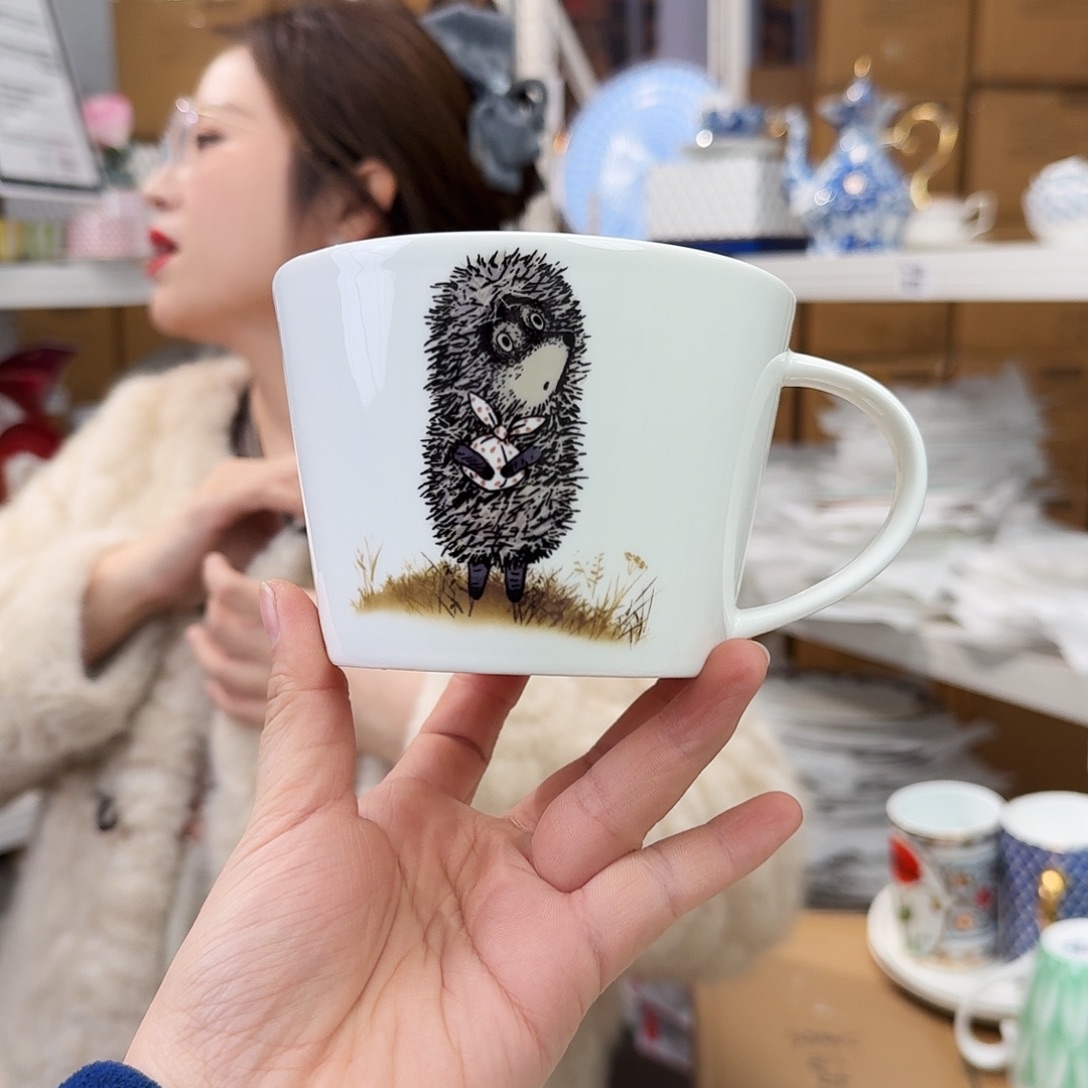 骨瓷马克杯560ml一只外贸尾单