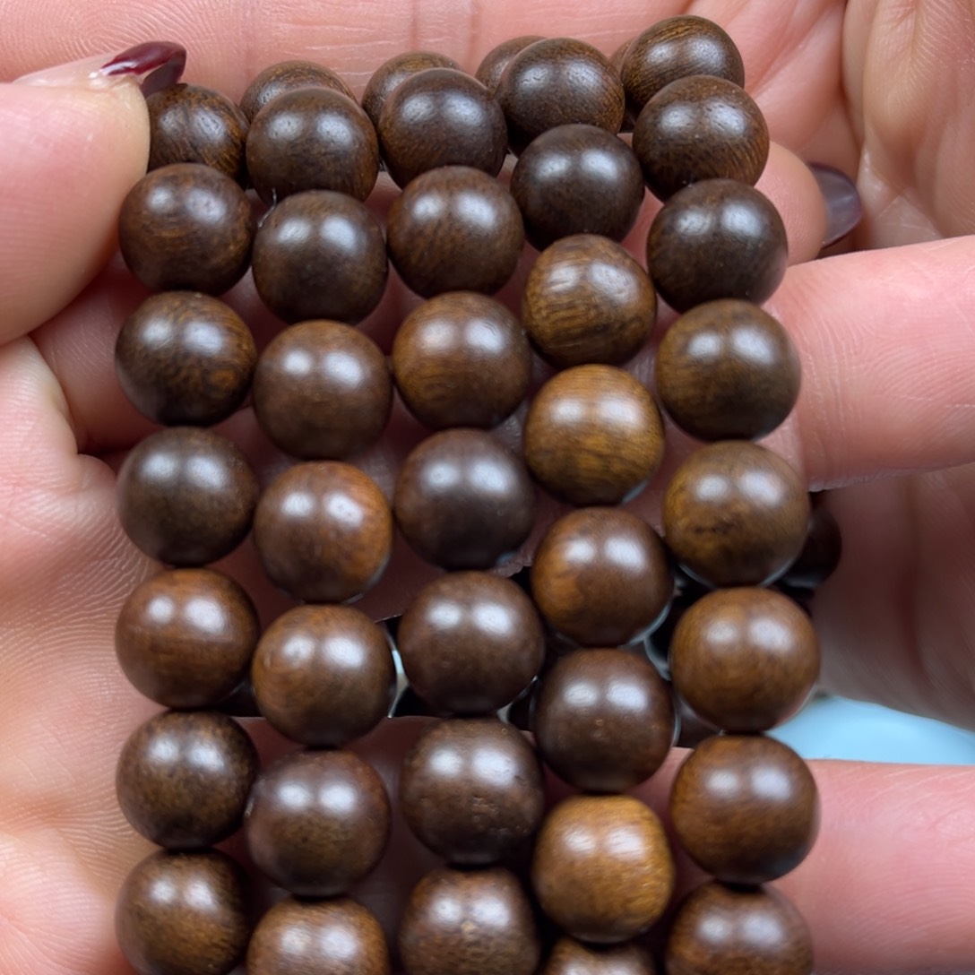 沉香手串享**独白棋蜜结土埋老料