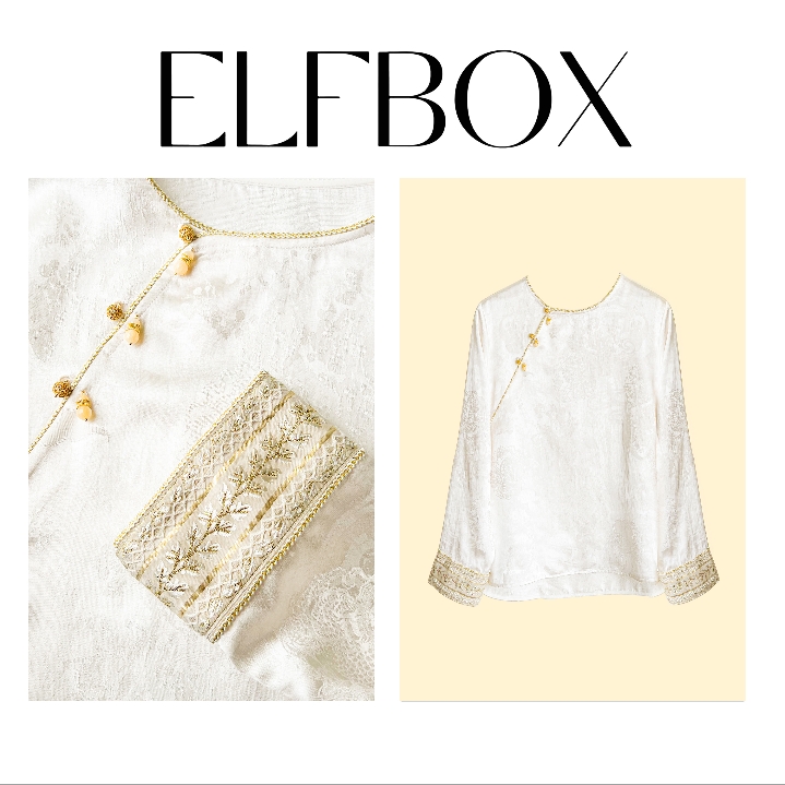 时尚百搭复古宽松圆领中式气质衬衫2721