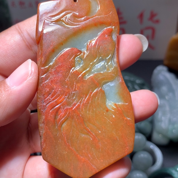 翡翠未镶嵌颈饰保真天然A货翡翠