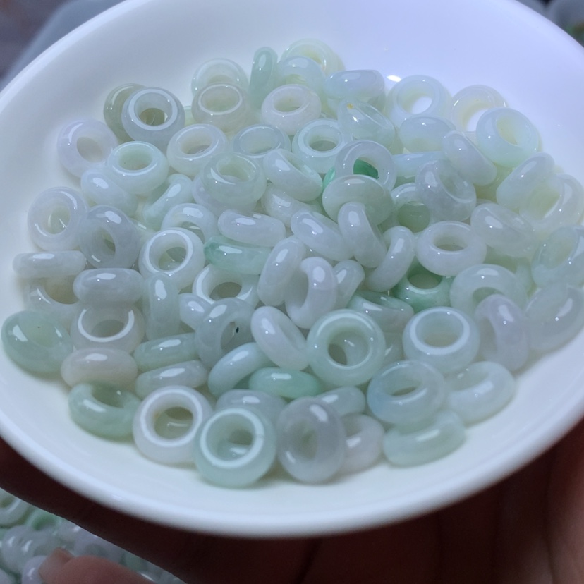 【闪购商品】未镶嵌手链翡翠卡10冰玉环20个