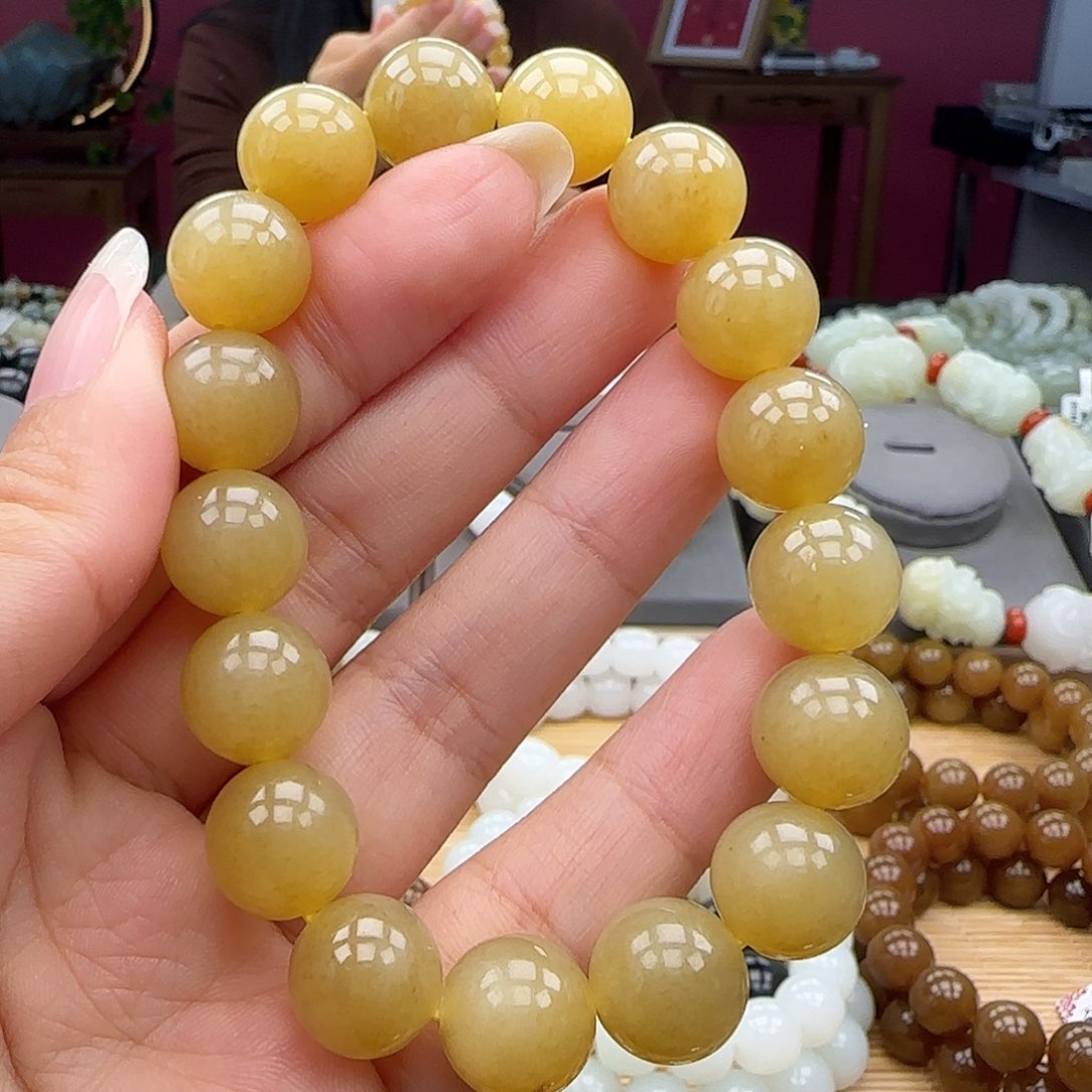 和田玉手链未镶嵌