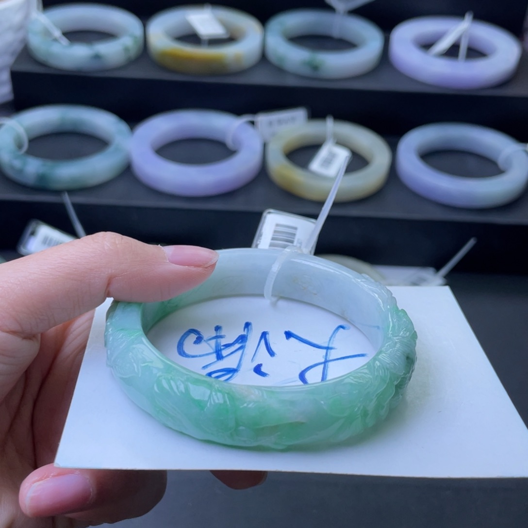 定制翡翠翡翠手镯未镶嵌