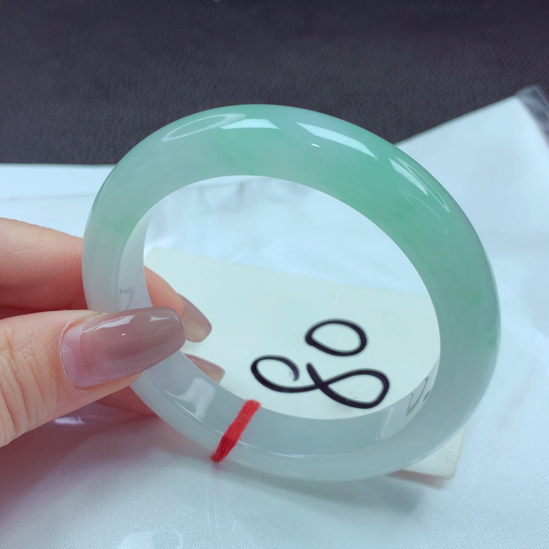 翡翠手镯未镶嵌手镯56