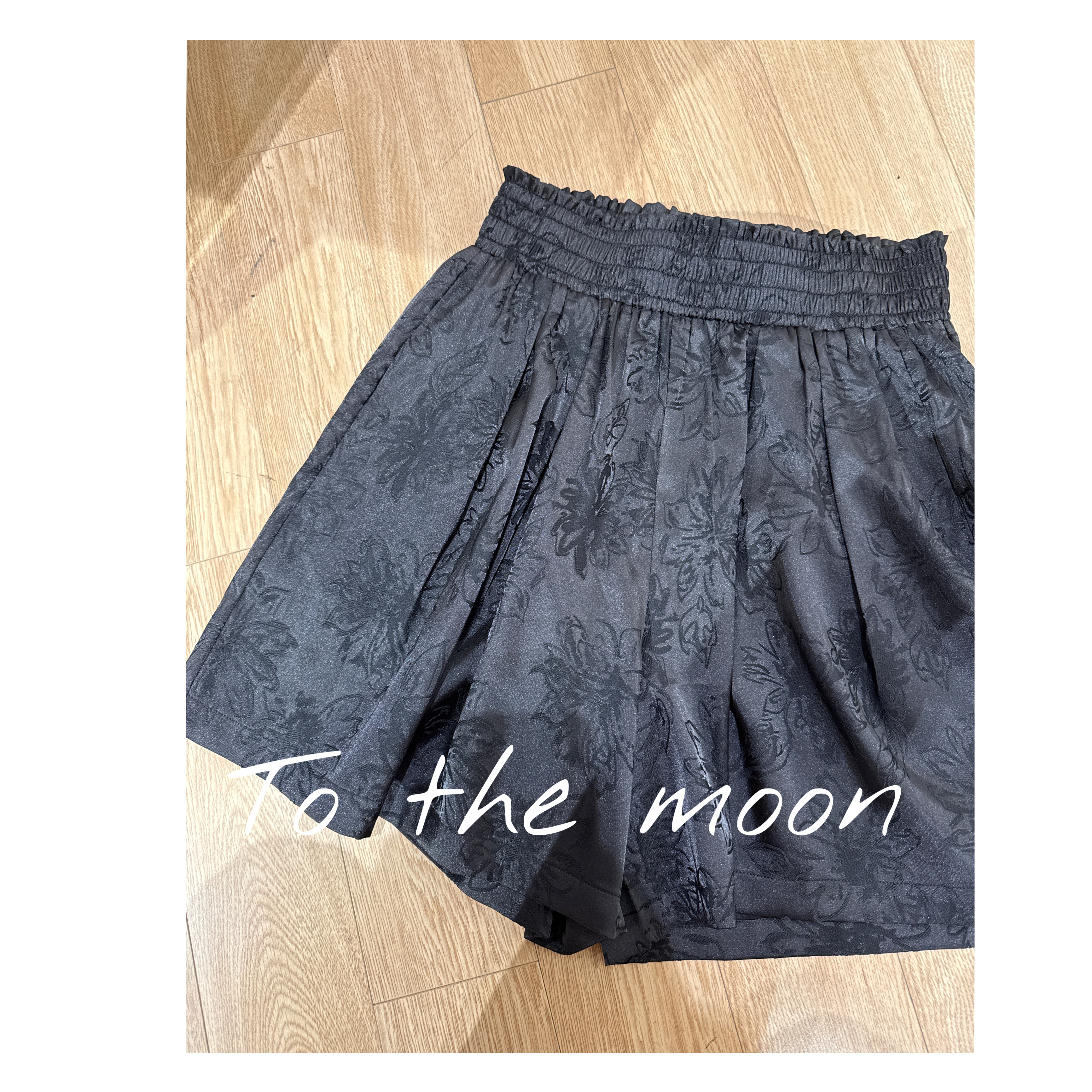 UpSd 原创【烟花六月放】宽松缎面短裤简约休闲短裤显瘦夏季