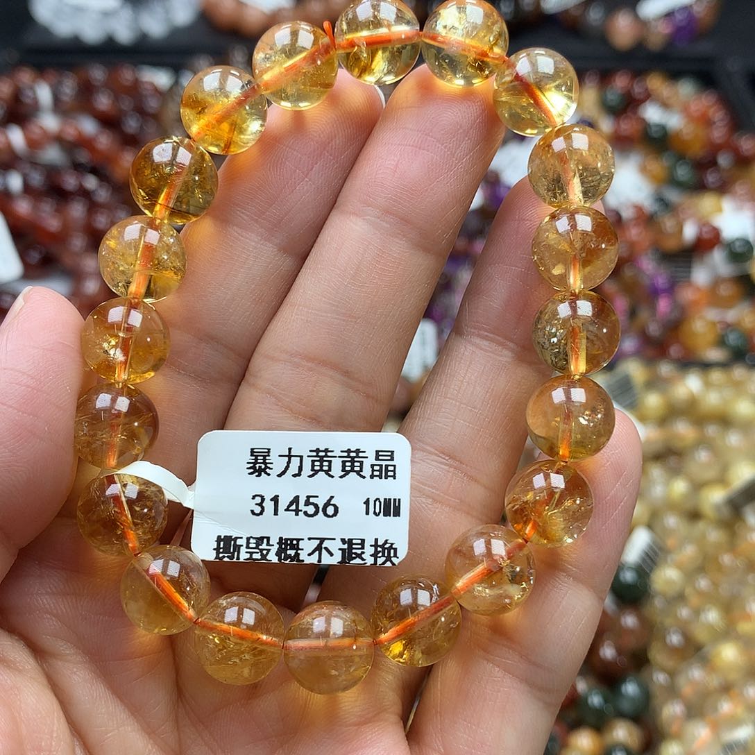 未镶嵌手链水晶10mm