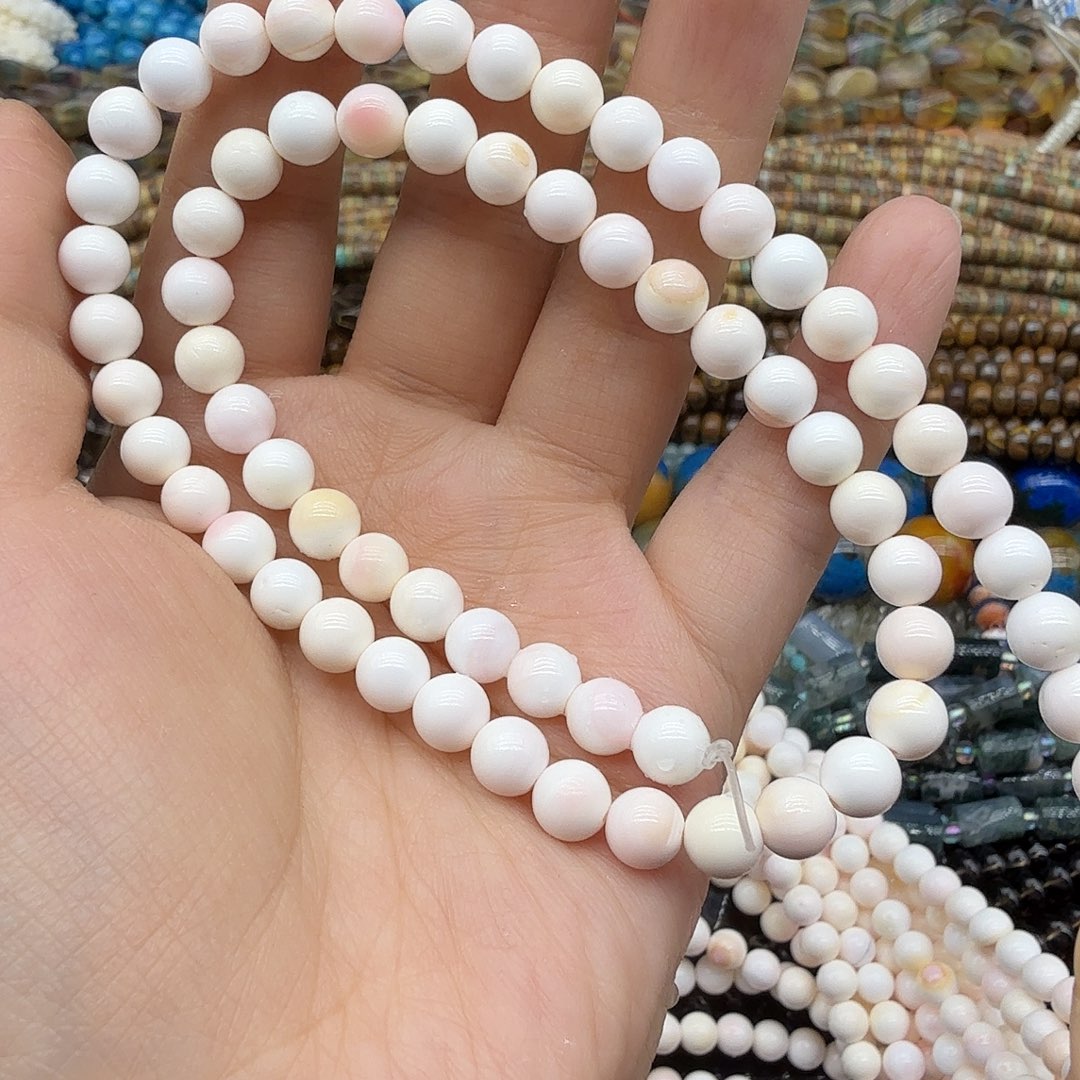 水晶未镶嵌珠宝半成品卡6女贝一条