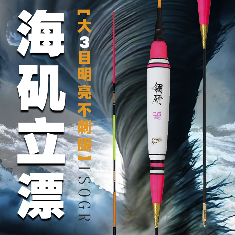 海矶漂浮漂立漂电子漂湖库滑漂醒目远投船矶钓海钓日夜两用夜光漂