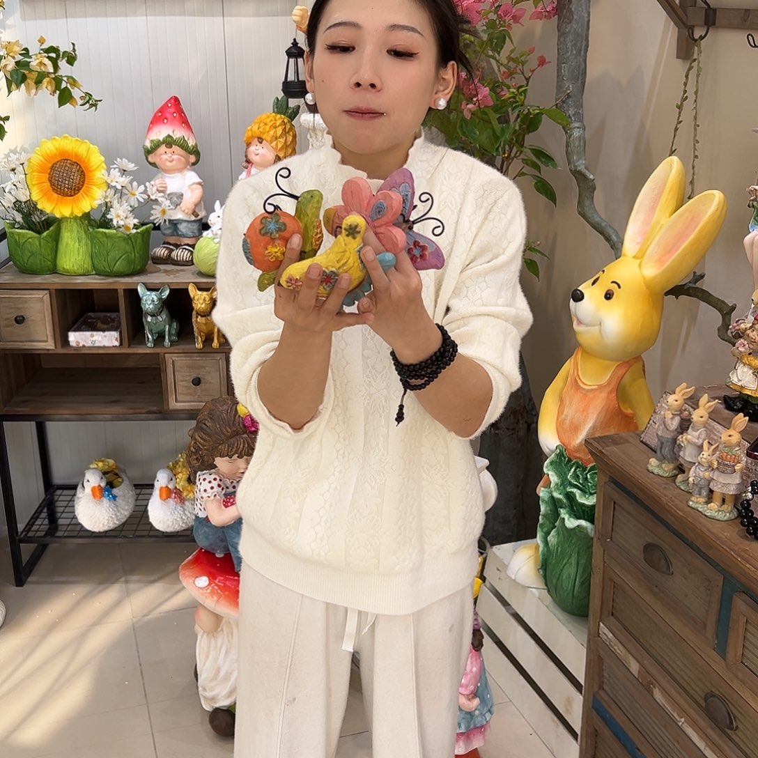 花园摆件红红火火