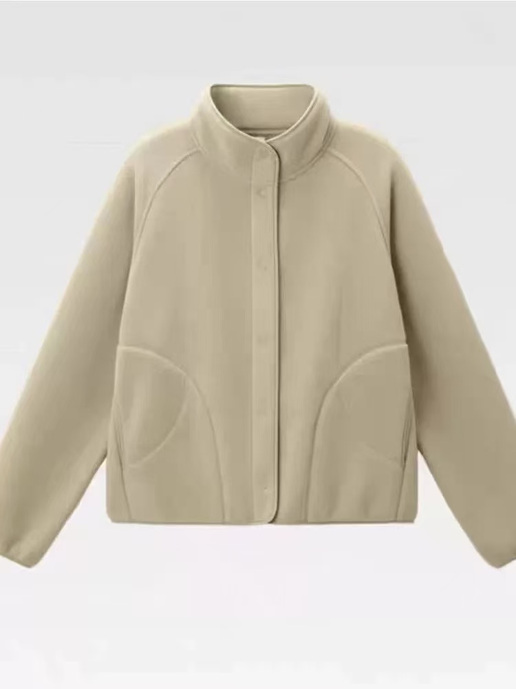 官网199！蕉家万粒绒外套女摇粒绒休闲抓绒衣内胆户外防风外套