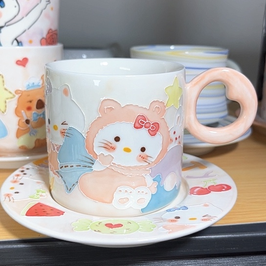 手绘高温釉下彩陶瓷