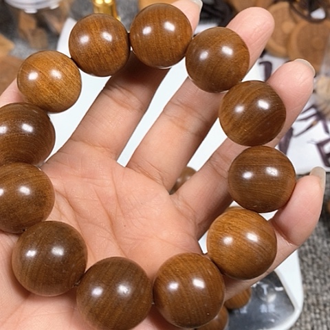 檀香木手串/手链用****0老山檀香黑肉虎纹2.0沉水