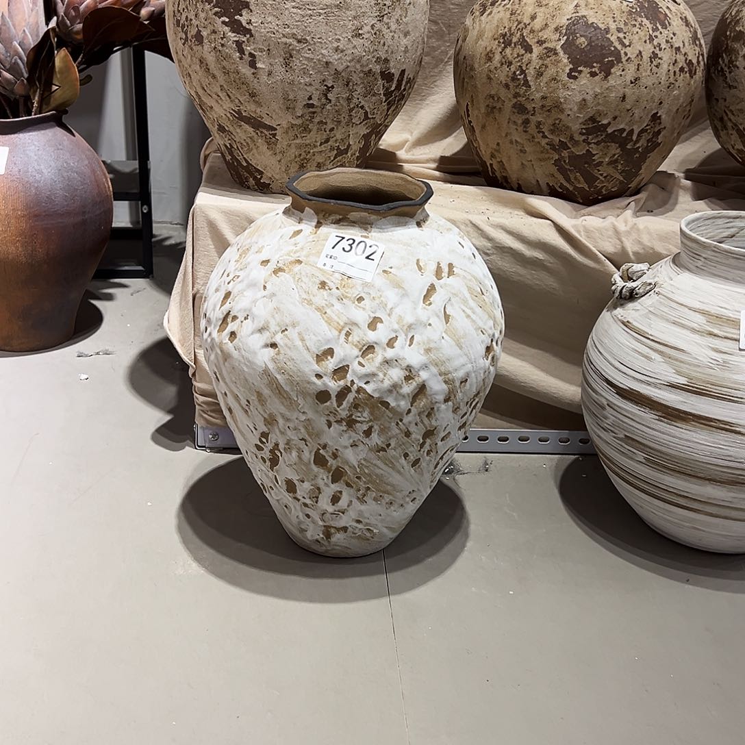 瓶7302高 37.5口10.5陶瓷花瓶无孔