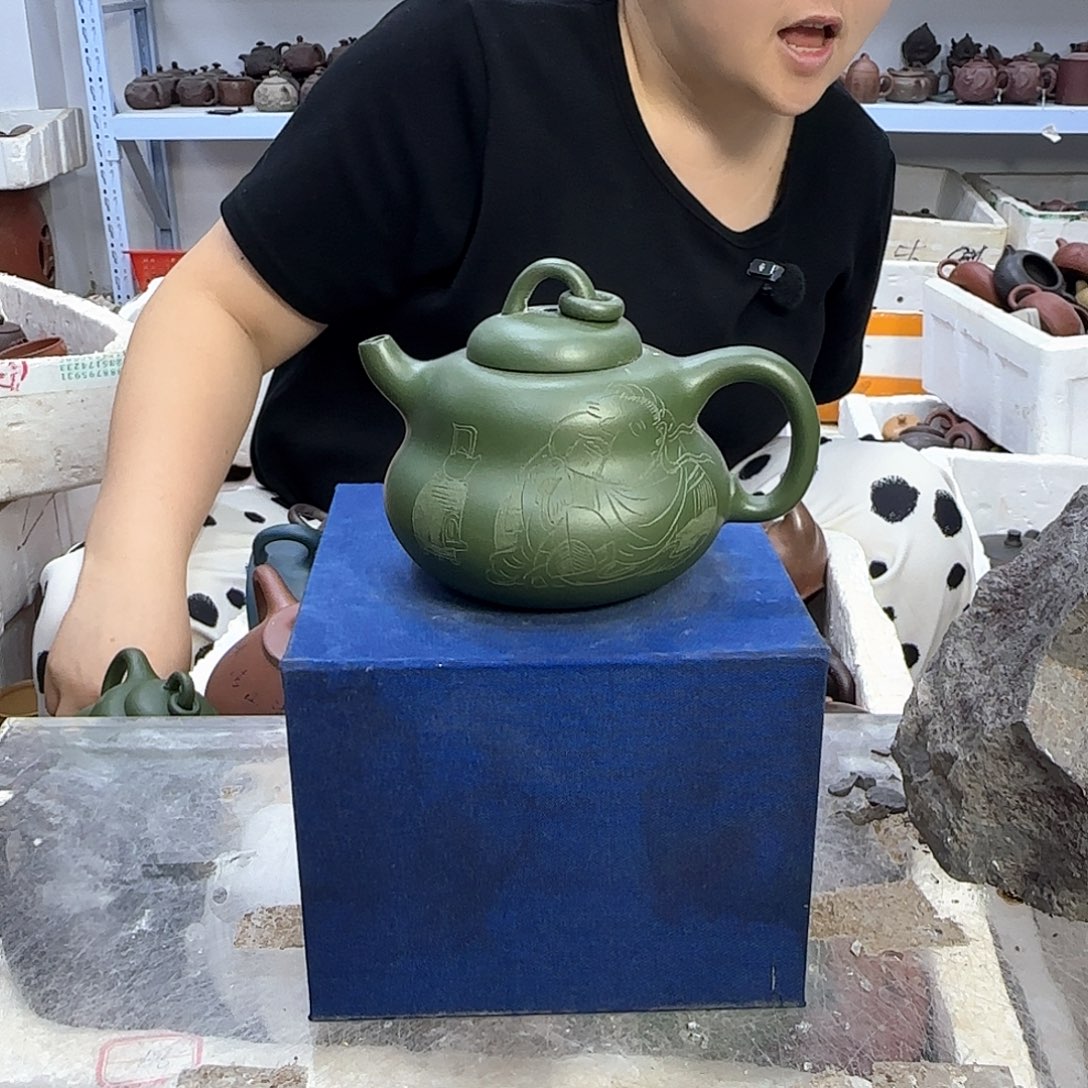 茶壶紫砂宜兴紫砂壶瑕疵处理