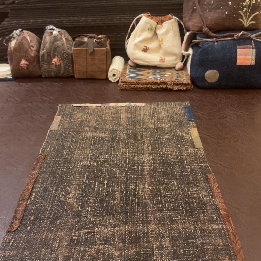 柞蚕丝香云纱茶席双面哈哈 