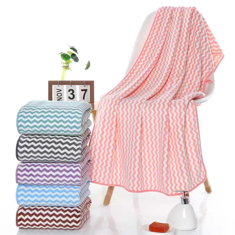 珊瑚绒毛巾浴巾柔软舒适吸水速干加厚洗澡不易掉毛大尺寸