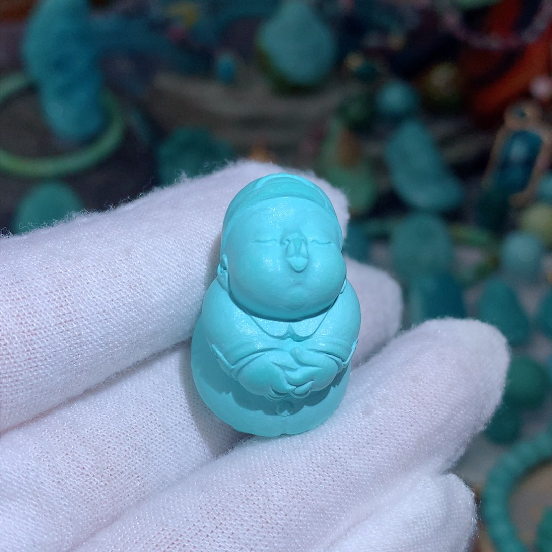 绿松石珠宝奇石未镶嵌