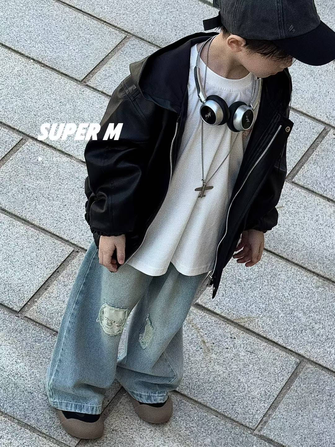 supermama连帽夹克