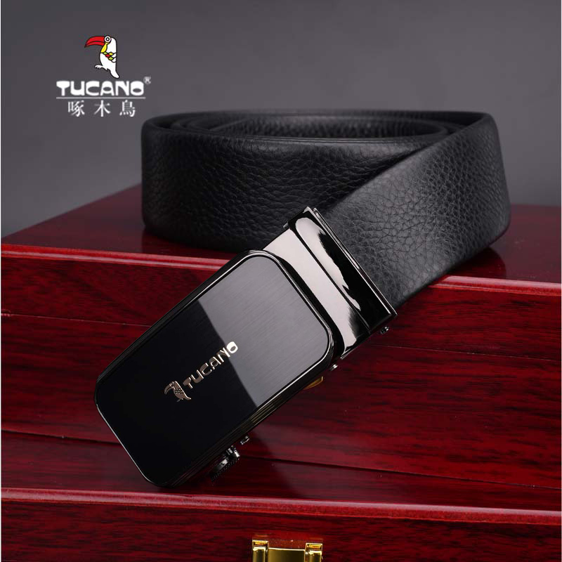 TUCANO/啄木鳥2026新款头层牛皮皮带真皮商务自动扣腰带时尚青年