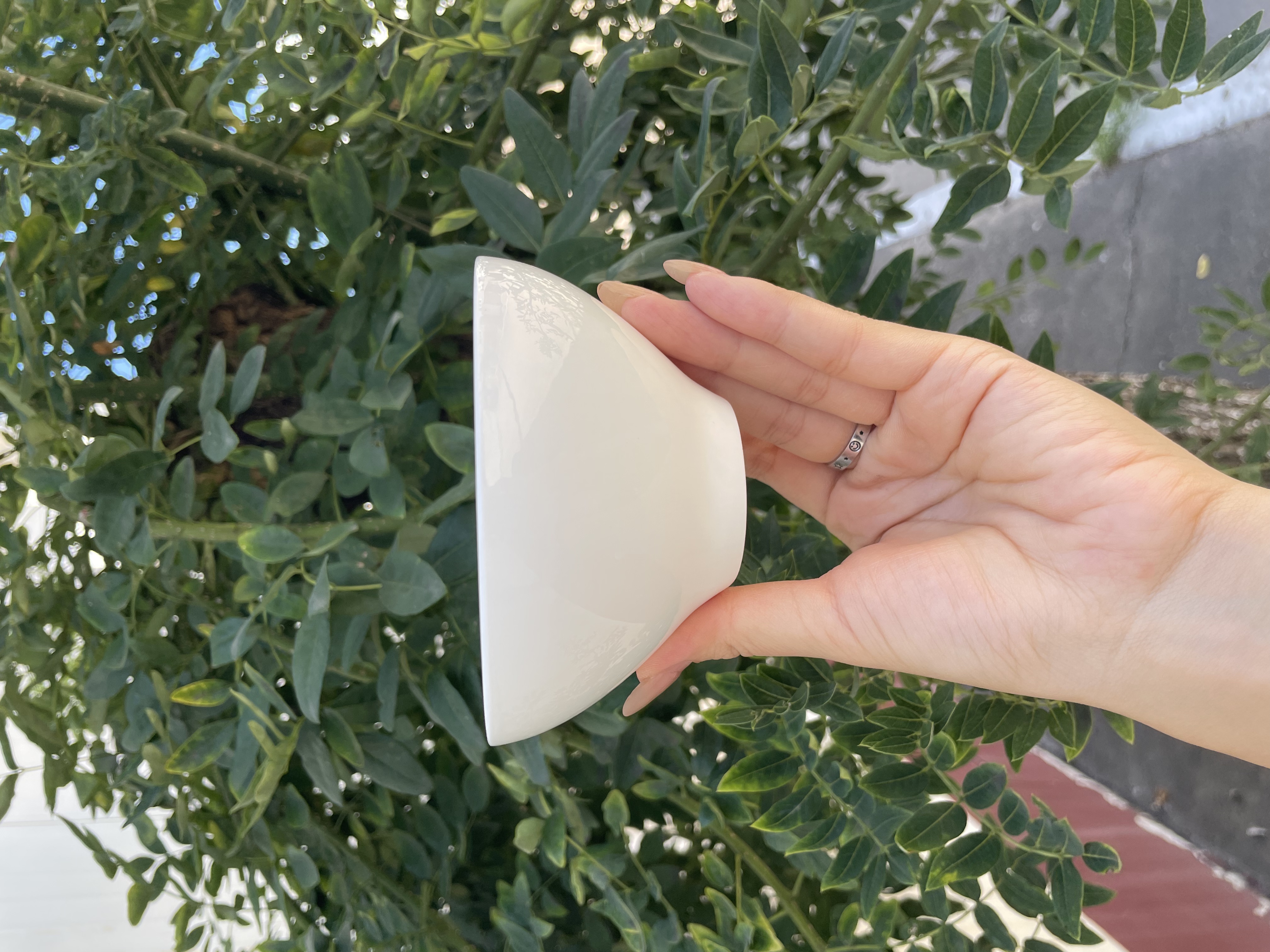 （福利专属）4.5英寸日式米饭碗 高温骨质瓷家用家用创意纯白18号
