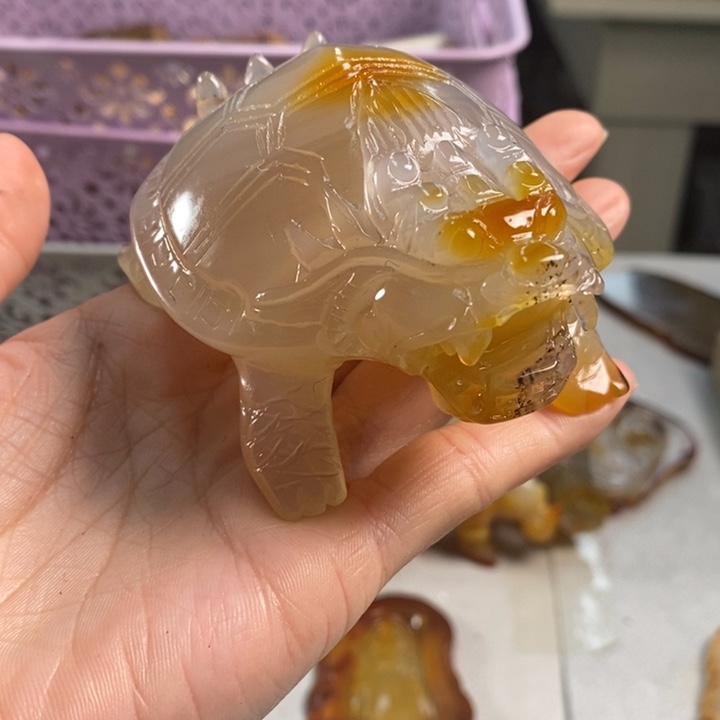 玛瑙/玉髓吊坠(不含链)未镶嵌