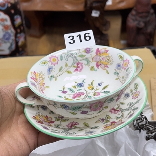 瓷片摆件工艺品瓷器摆件777 