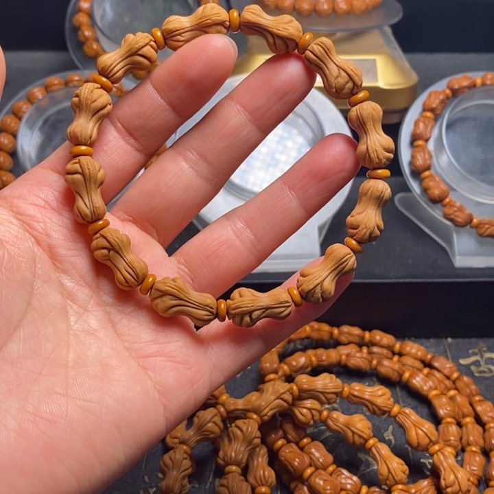 桃核手串白菜手串12
