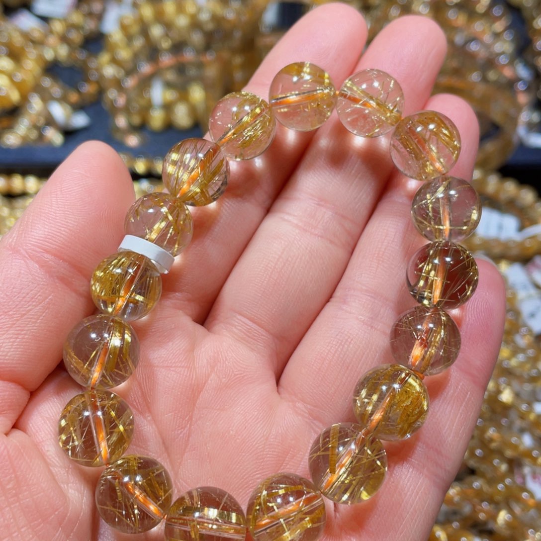 水晶手链未镶嵌天然水晶手链