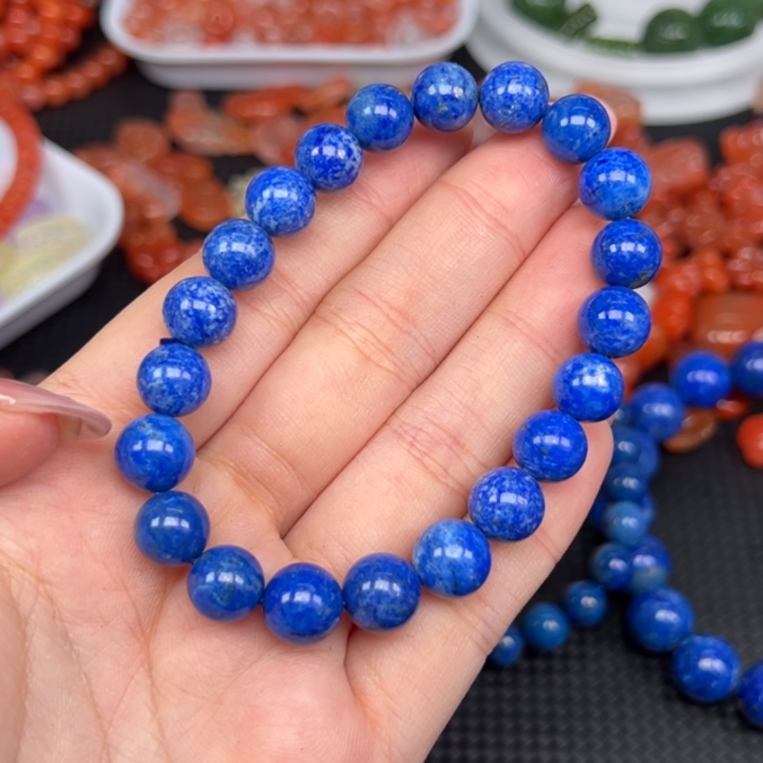 青金石未镶嵌手链