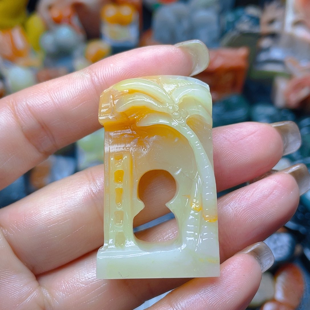 青田石印石北部黄