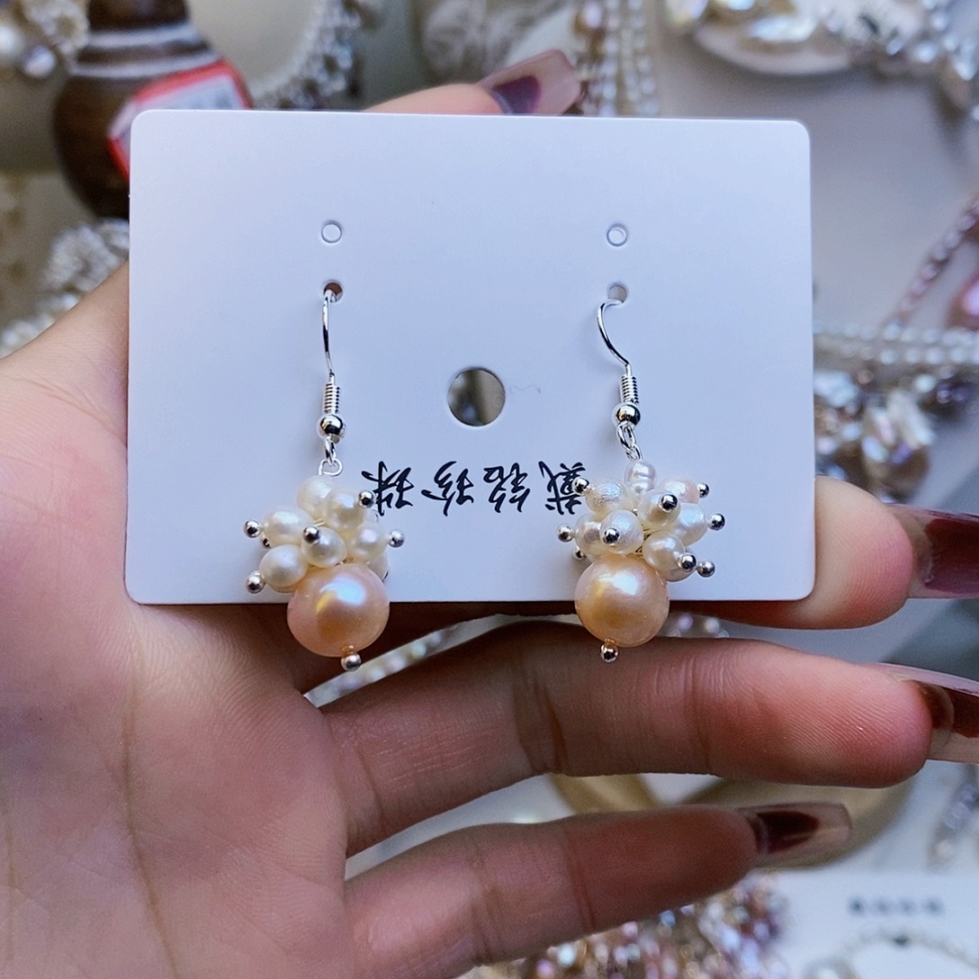 淡水珍珠颈饰银S925镶嵌