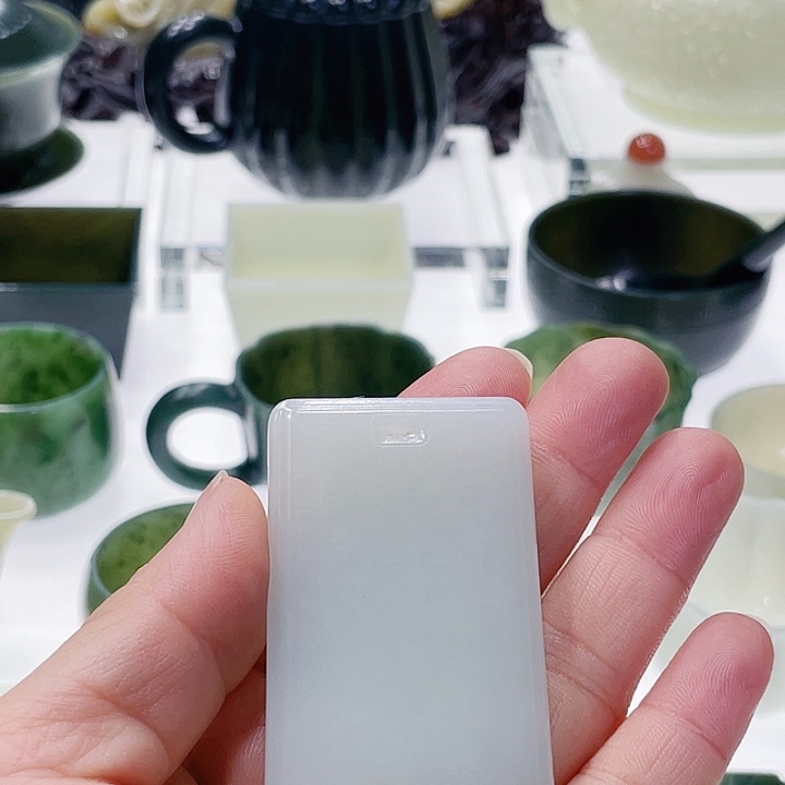 和田玉（白玉）挂件未镶嵌轻***.