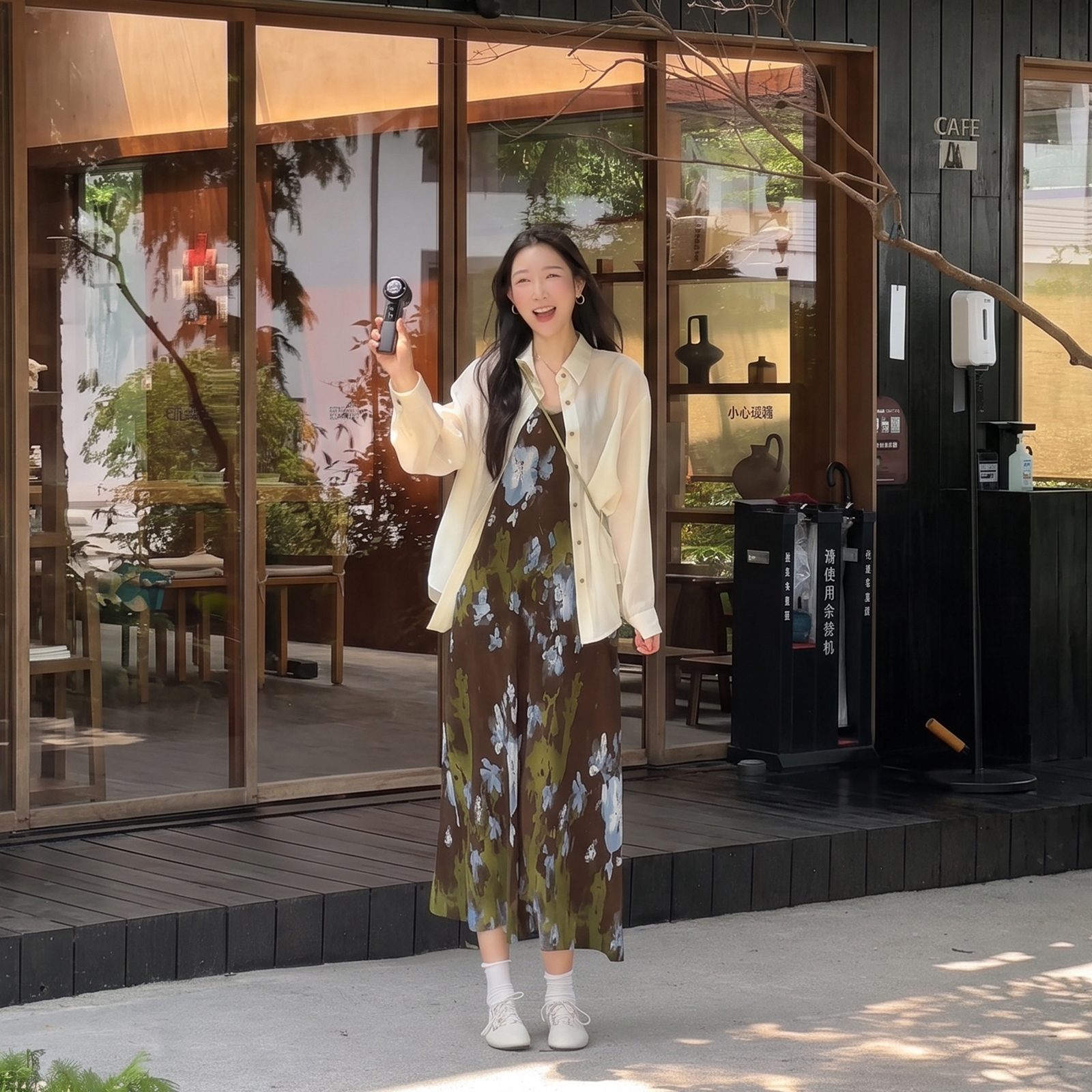 OUDOCKEE 鸥鸥【绿野仙踪】吊带连衣裙夏季碎花设计款 LBBE2440T