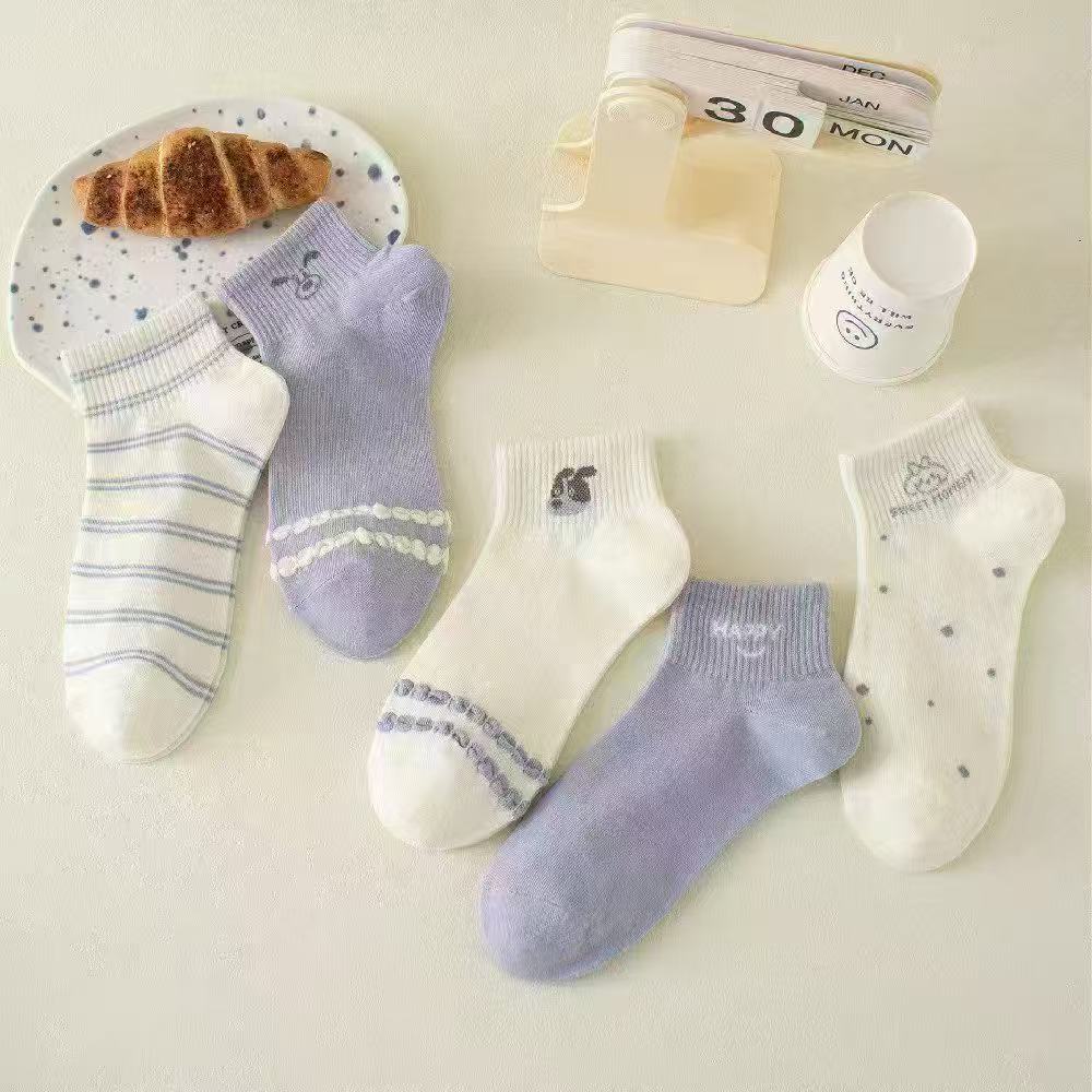 仓美美女装-三周年专属女士短袜