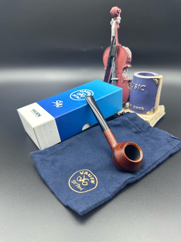 德国华云Vauen牛头式直斗光面烟斗6mm