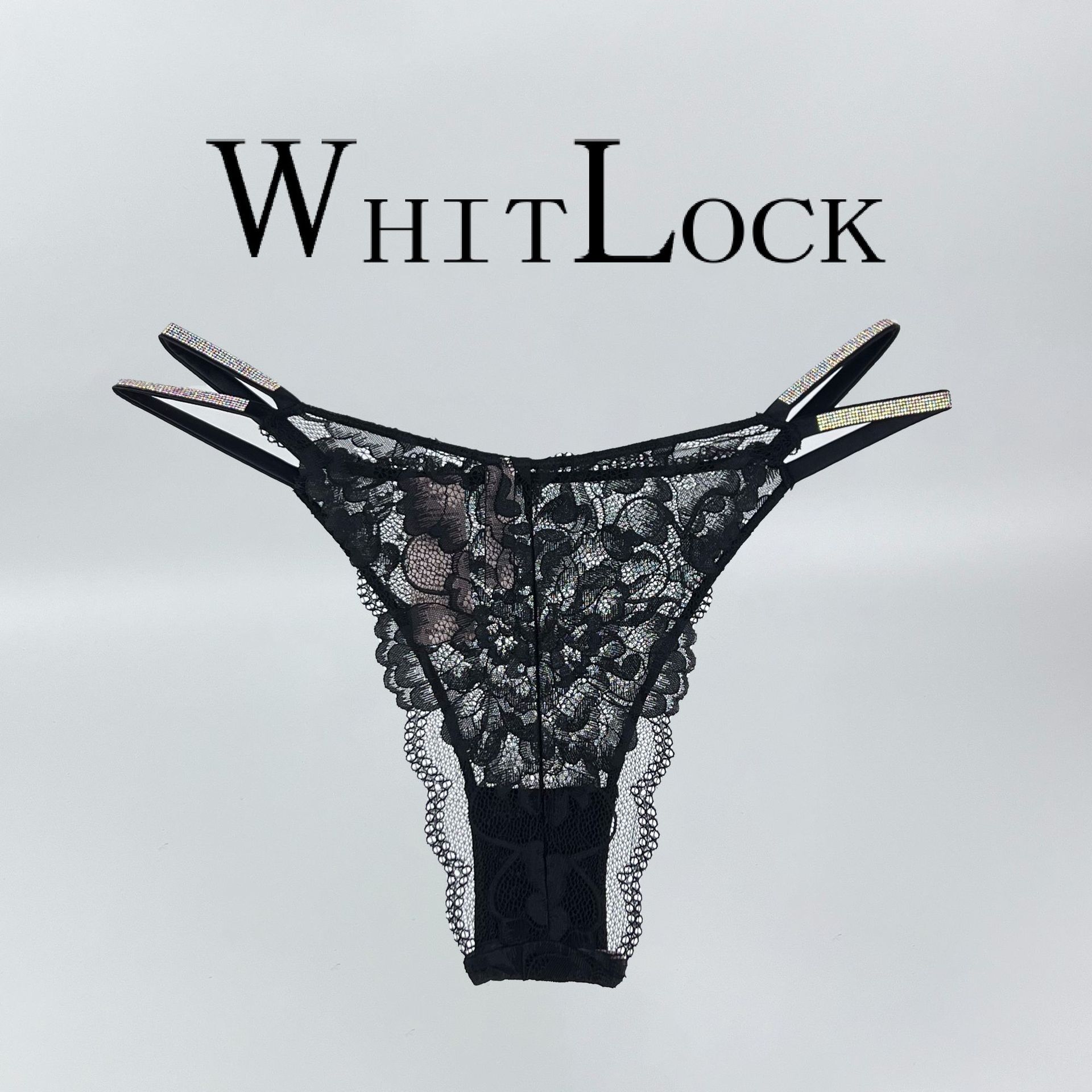 2025新款闪钻时尚性感蕾丝女士三角内裤大码舒适诱惑火辣夏季