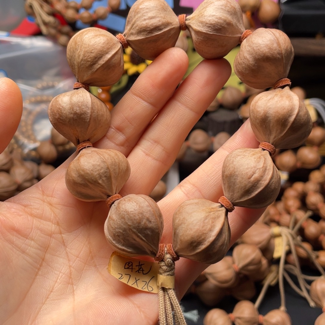 超***爸吊坠橄榄核2726四花铁核