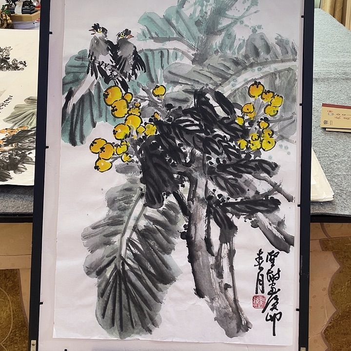 国画张圣敏先生纯手绘作品