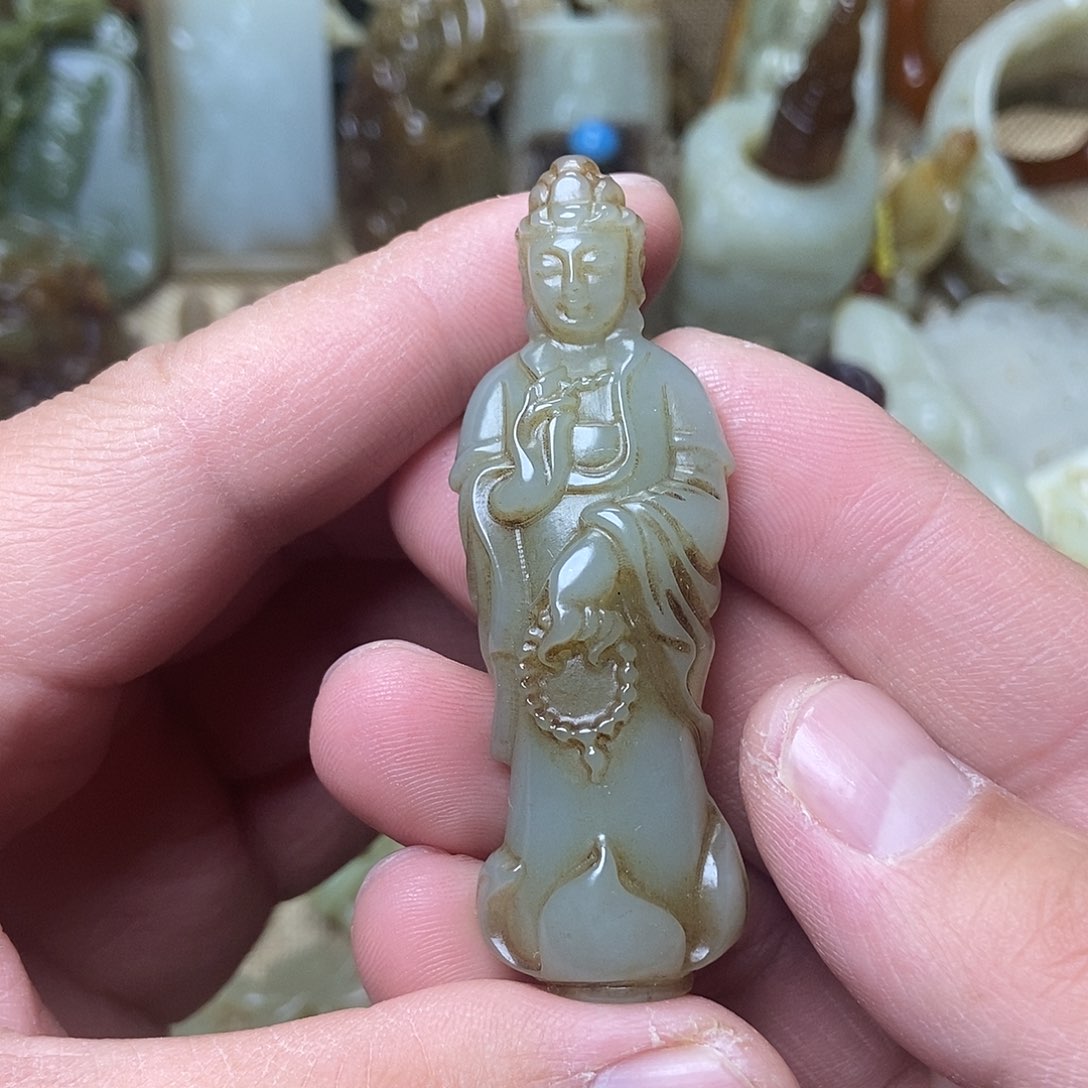 和田玉挂件未镶嵌