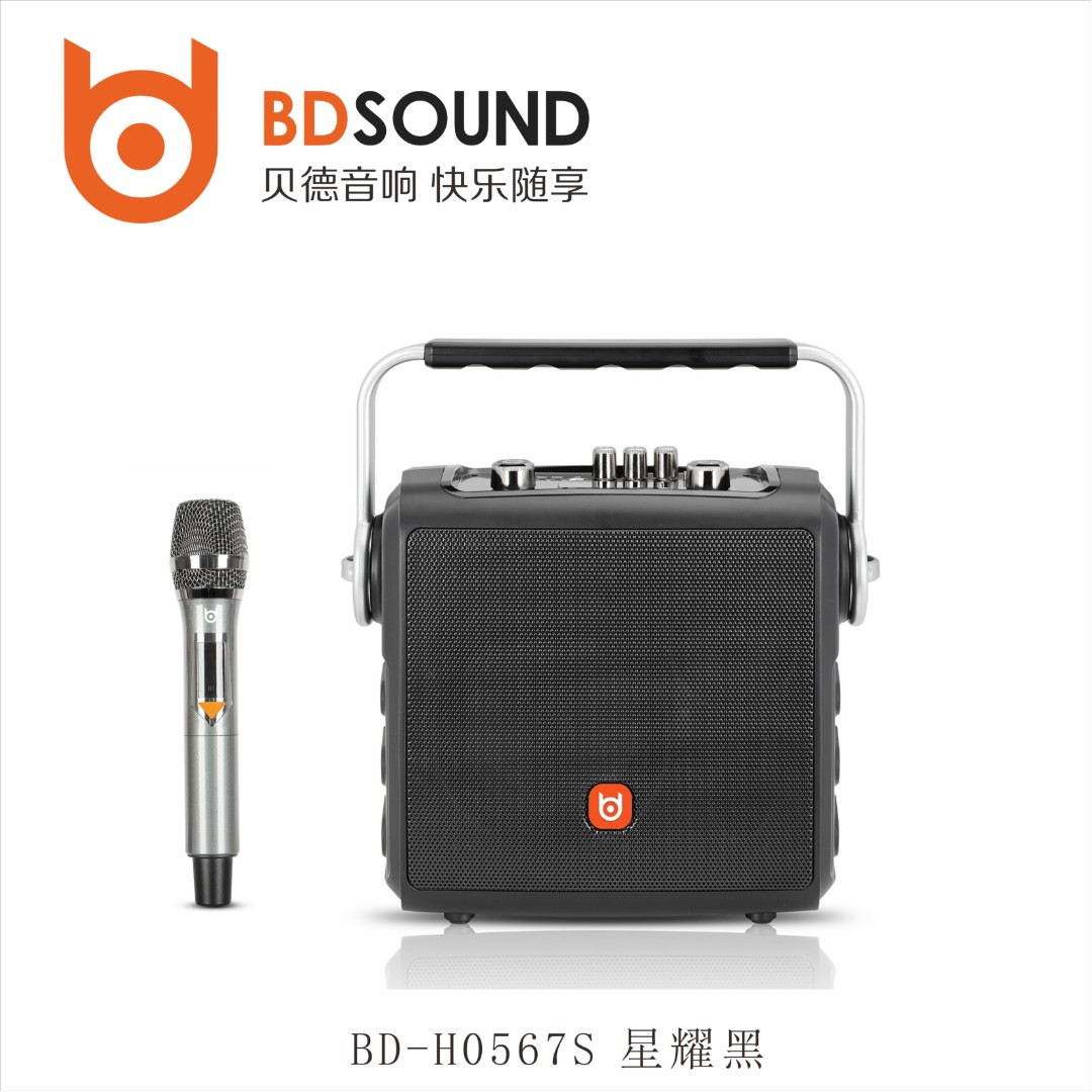 贝德风华便携手提背带式户外移动音箱小体积大功率网红k歌蓝牙